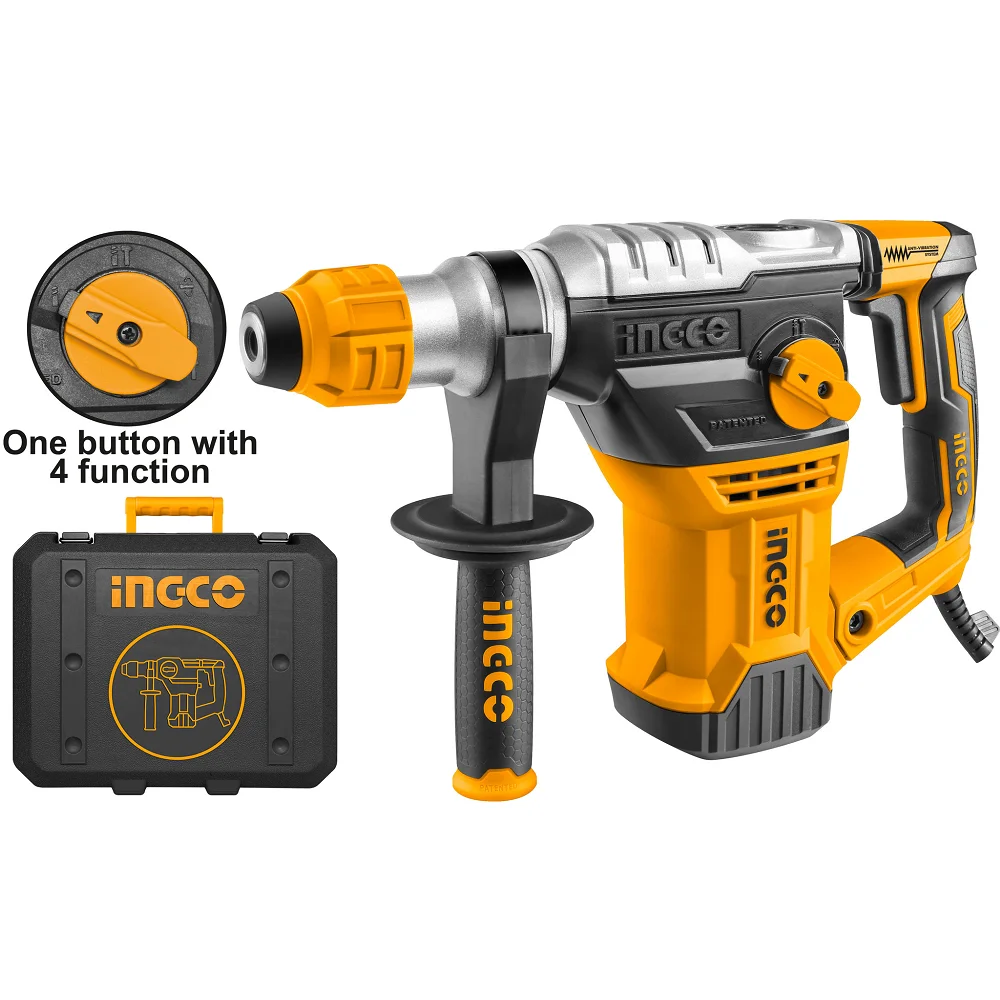 Перфоратор 1500Вт SDS-Plus 5 Дж INGCO RH150068 INDUSTRIAL |