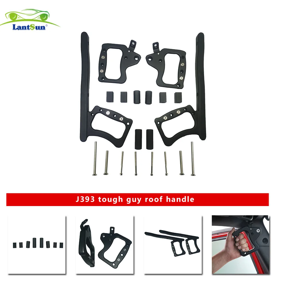 Ручка для крыши J393 из алюминиевого сплава jeep wrangler JK 2007-2017 lantsun