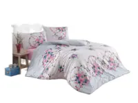Fulya Kristal Embroidered Double Duvet Cover Set 6 French Guipure Special Occasion Wedding Hotel Duvet Cover Set