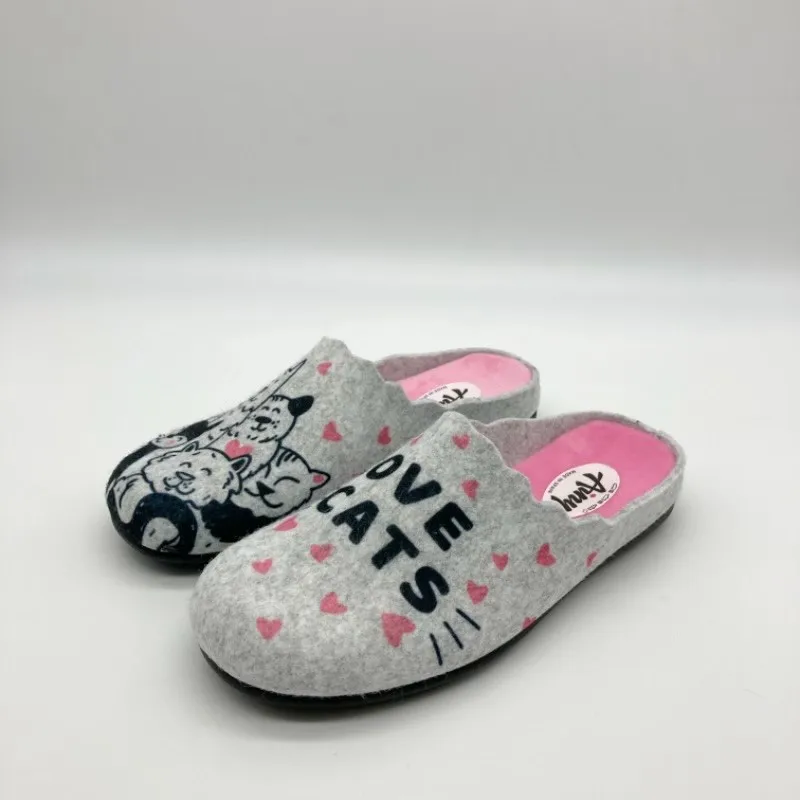 Alieva-Женская Удобная Зимняя коллекция нескользящая подошва с круглым носком