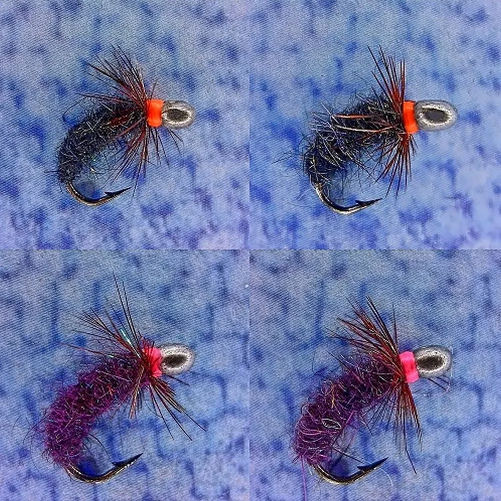 16 шт. Мушки на крючке SCUD № 12 Артикул ГМ – 106