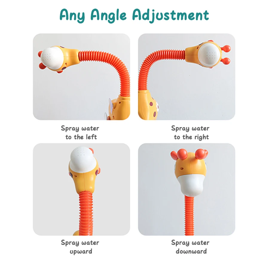 Игрушки Для Ванной С Жирафом Детей Интерактивные Водные Игры В Летние Подарки На