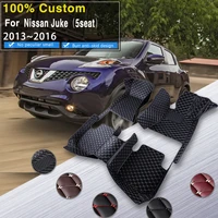 car floor mat for nissan juke f15 20132016 anti dirt pad reduces friction car mat full set waterproof floor mat car accessories