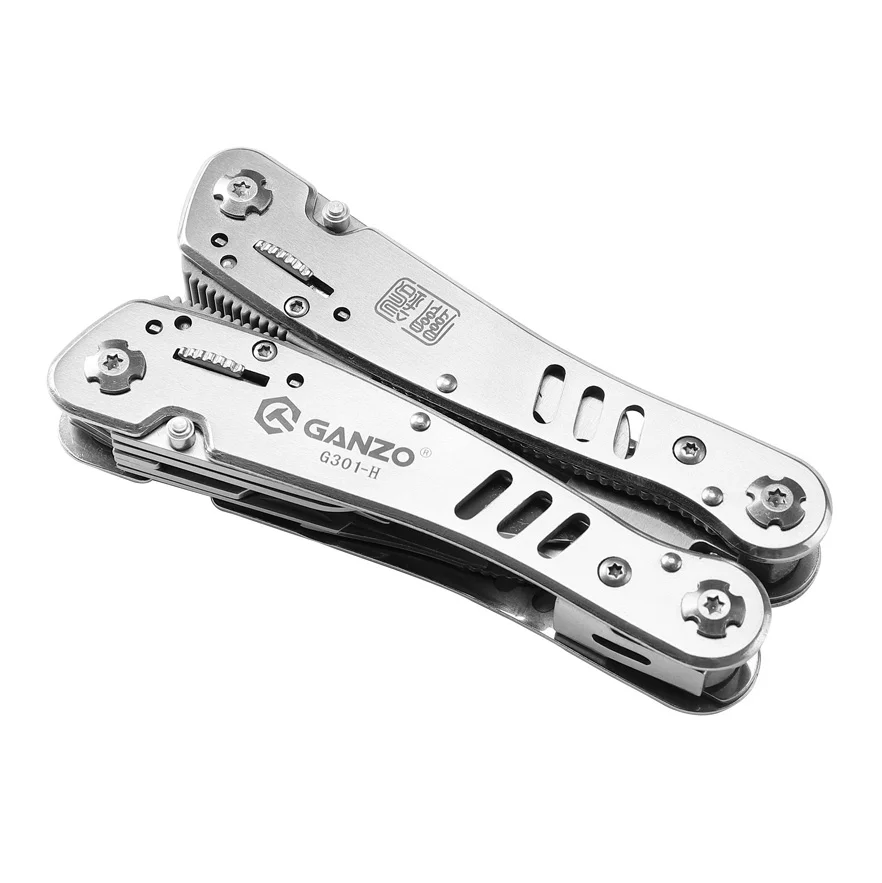 Multitool Ganzo g301h (chrome plated) tool for hike pliers | Hand Tool Sets