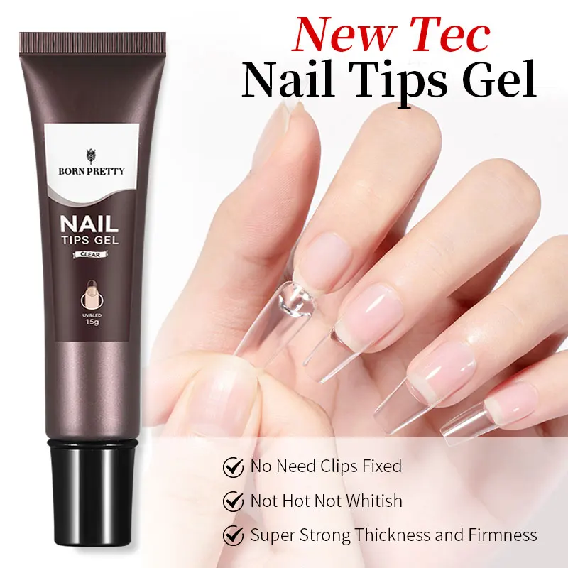 BORN PRETTY 15 г новый гель для ногтей Tec прозрачный отмачиваемый УФ светодиодный