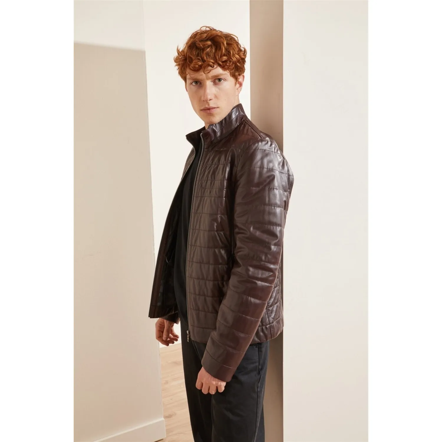 Рисунок 3 - Deriderim Бордовые мужские кожаные