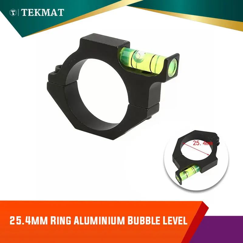 Tekmat Hunting Tactical Accessories 25.4mm 1 Inch Ring Bubble Level Mount Base Rifle Gun Scope Shooting Xhunter