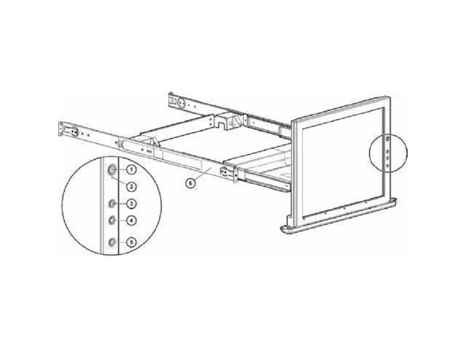 Рисунок 2 - Консоль HP TFT7210R Rack Option