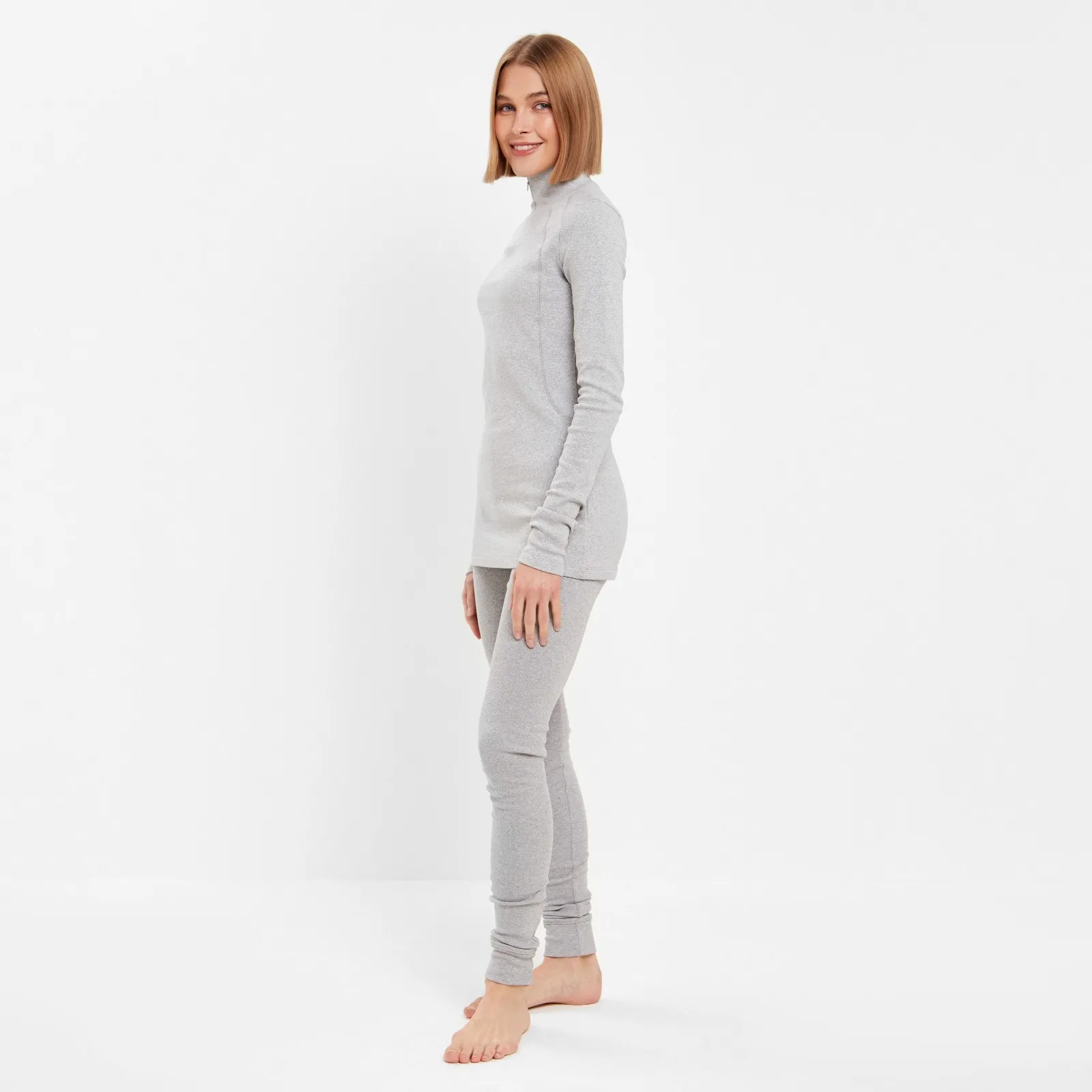 Термобельё женское (лонгслив лосины) MINAKU цвет серый меланж размер 54 9322461s