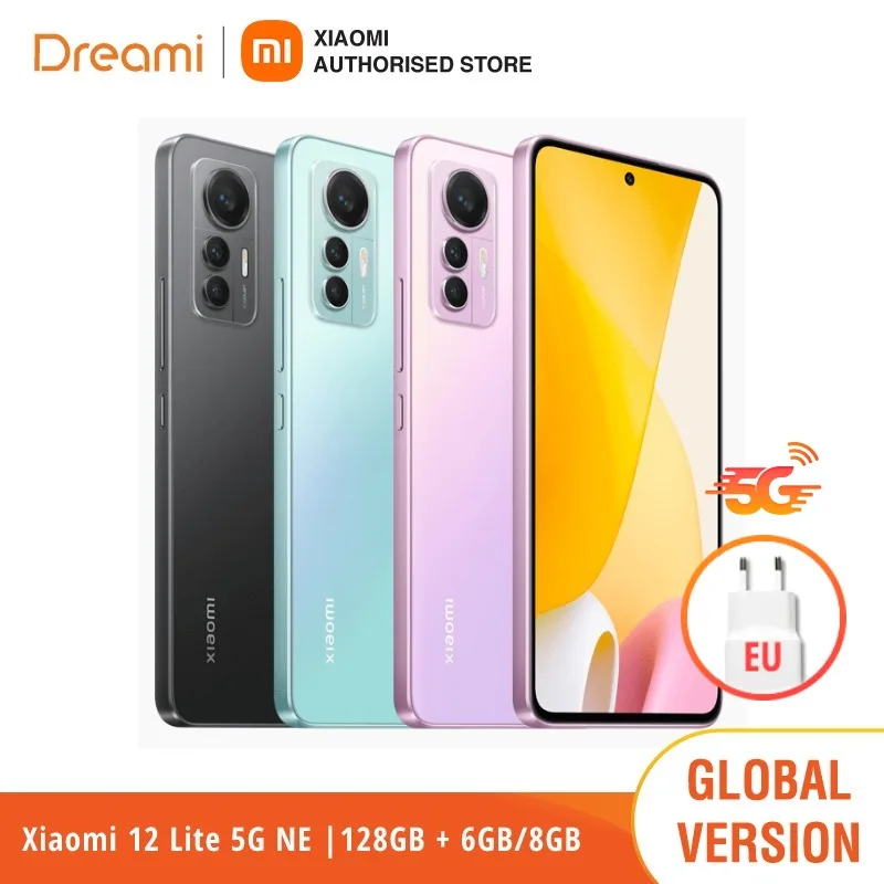 Global Version Xiaomi 12 Lite 5G | Snapdragon 778G 5G | Studio-level 108MP triple camera | 20Hz AMOLED display main product image