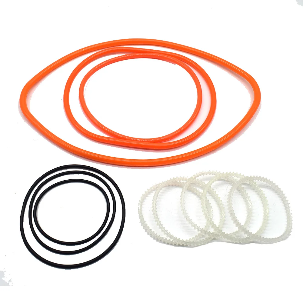 

Red Rubber Roller Belt Black Sealing Ring Dentate Strip Conveyor Belt forJewelry Rotary Tumbler KT6808/KT2000/KT3010 Accessories