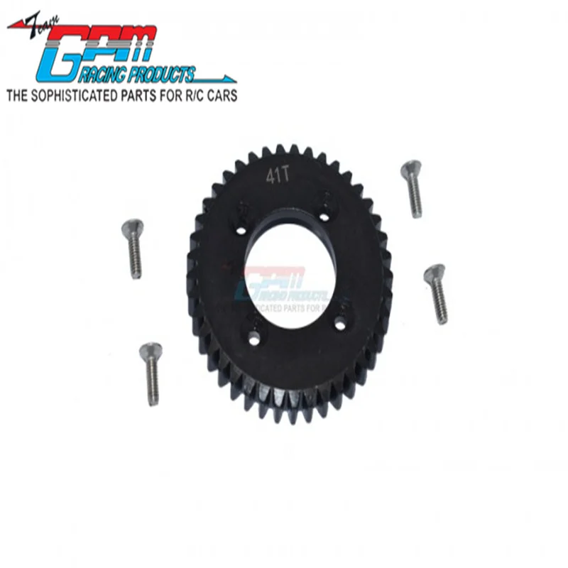 GPM твердая сталь #45 зубчатая шестерня 41T - 5PC SET для LOSI 1/10 LASERNUT TENACITY ULTRA 4 ROCK TACER-LOS03028 Upgrade