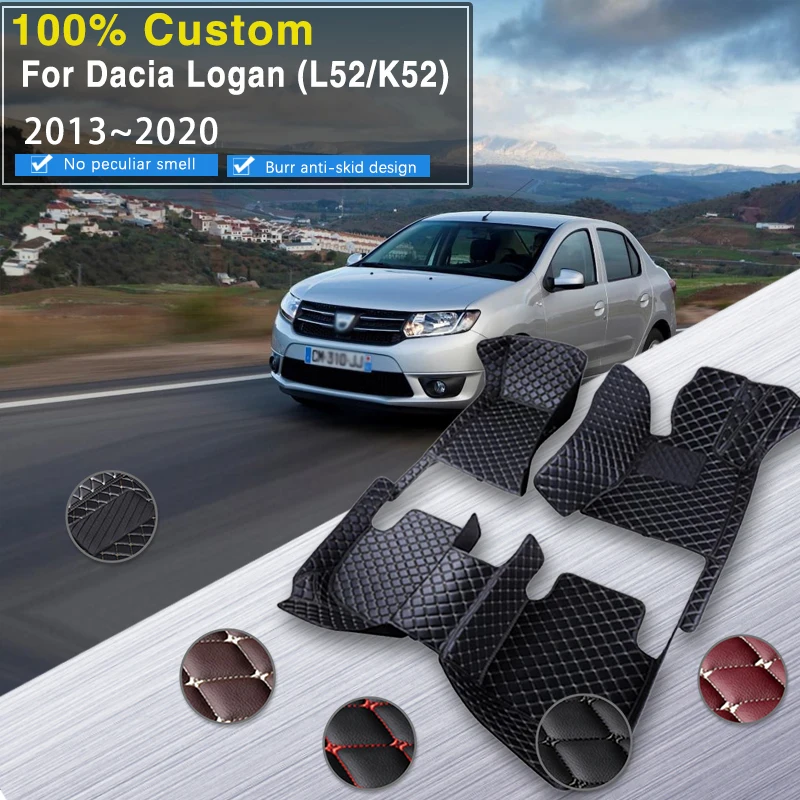 

Car Floor Mats For Dacia Logan Renault Symbol Logan L52 K52 2013~2020 Anti-dirty Floor Mats Tapetes Para Carro Car Accessories