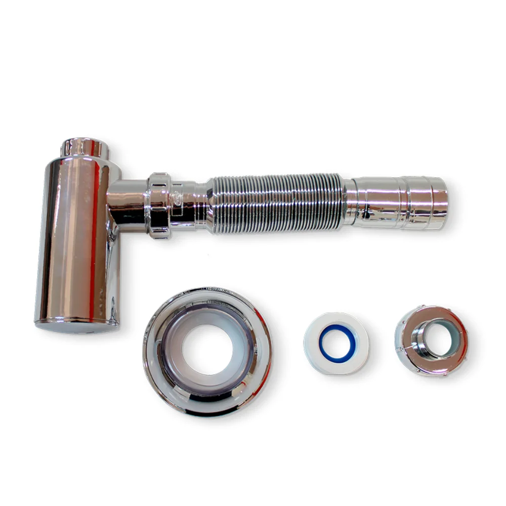 48 см дурин хром чашка сифон для металлизированной раковины