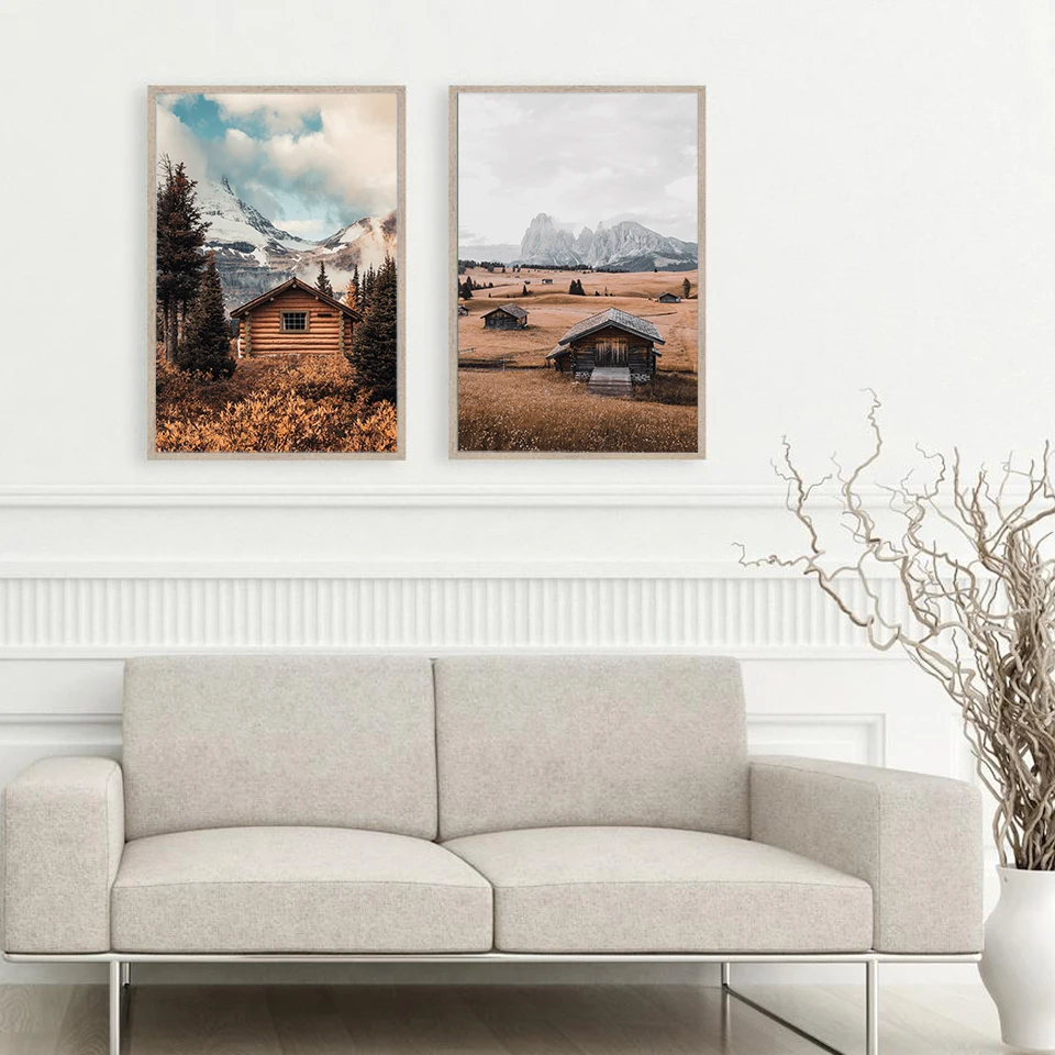 

Modern Forest Poster Photography Canvas Painting Landscape Art Print Natural Nordic Wall Picture For Living Room Home Decor