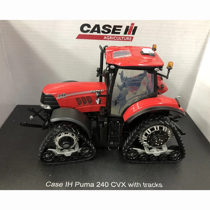 

UH Diecast 1:32 Scale CASE IH 240 CVX Track Tractor Alloy Agricultural Vehicle Model Collection Souvenir 5333