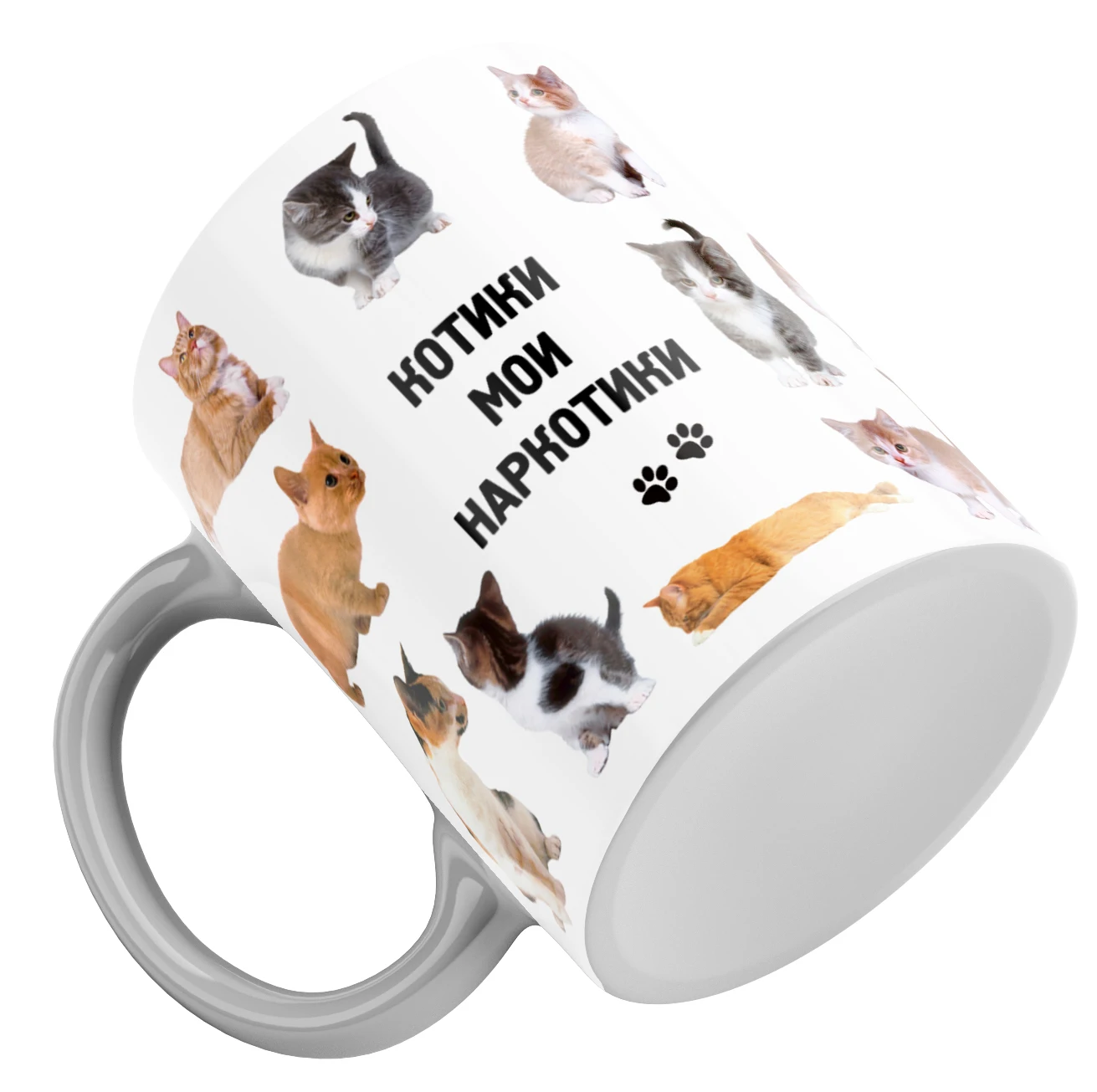 Вещи моего кота. Кружка с котами.
