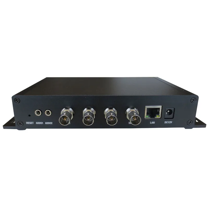 Фото Digivideo H.264 H.265 Потоковая передача IPTV 4-канальный видеокодер 3G SDI SRT 4K №1