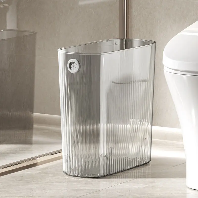 Шивы Мусорный Бак Кольцо Без Давления Прозрачный Ящик Домашняя Спальня Ванная