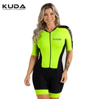 2022 kuda hitam womens triathlon short sleeve cycling jersey women cycling clothes cycling bodysuit bicycle clothing jumpsuit
