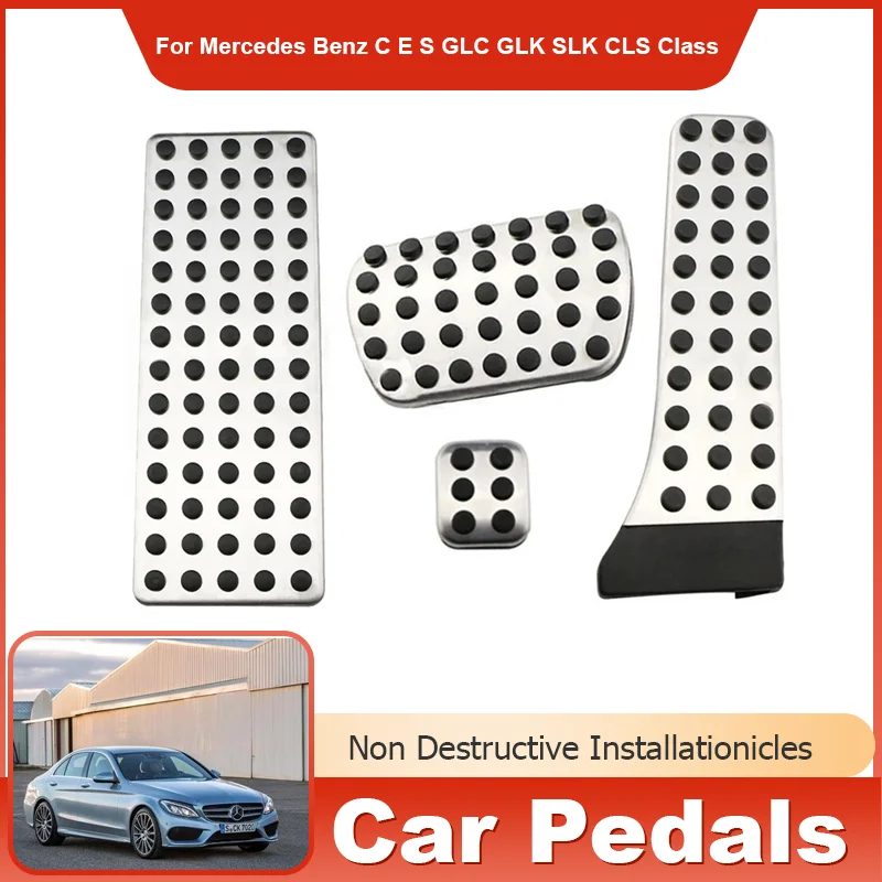 Для Mercedes Benz C E S GLC GLK SLK CLS Class W203 W222 W213 W205 W204 W211 W212 W210 W218 автомобильные педали тормоза