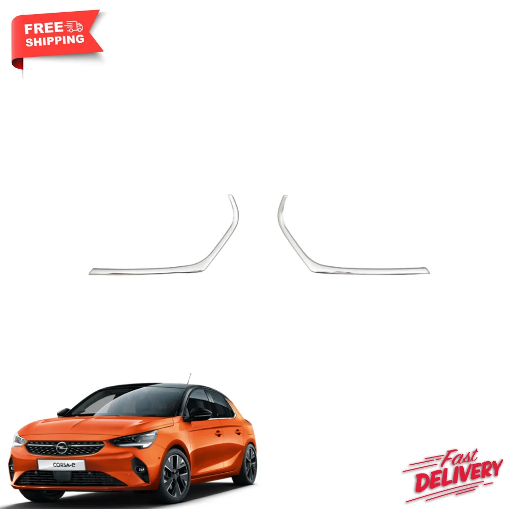 

Хромированная рама противотуманных фар Opel Corsa E, 2 шт. для 2015-2019 гг. Нержавеющая сталь. ISO9001 / 2008 A + качественная Модифицированная конструкция ...