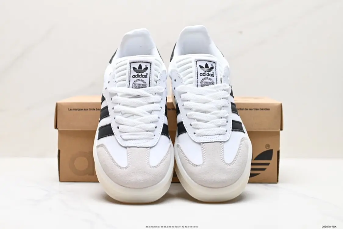 Кроссовки Мужские Женские Adidas Originals SambaX XLG Повседневная Износостойкая Обувь