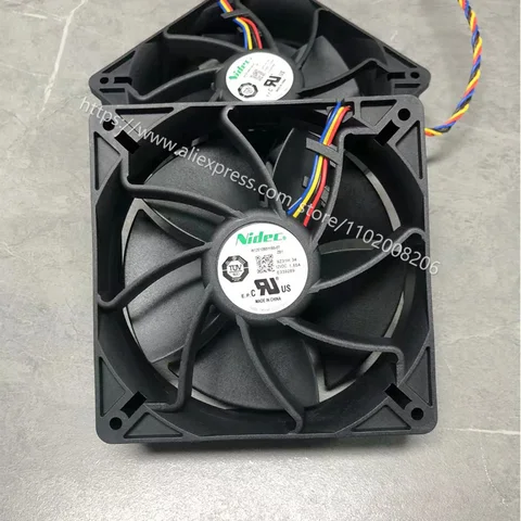 10 шт. antmin er Новый S19 Pro вентилятор 12 см S9 L3 + S19j E9pro L7 T19 S19A S19i S17 3.12A 1.65A 2.7A осевой охлаждающий вентилятор 6000 об/мин 7000 об/мин