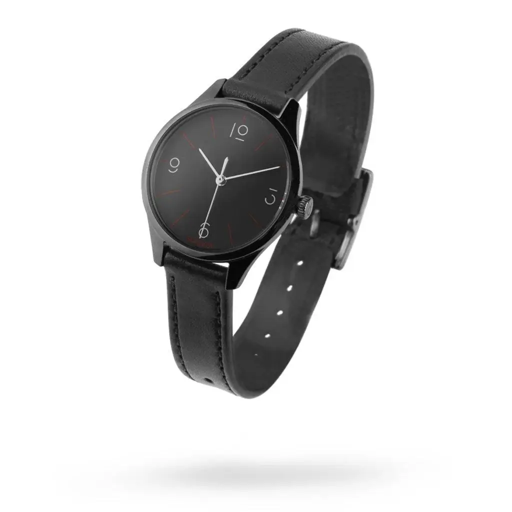 Часы сделанные в Великобритании Paulin Geo Mini B (черный цвет) аналоговые кварцевые