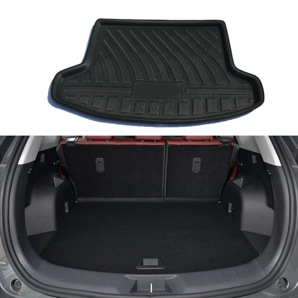 

Коврик для багажника автомобиля Changan CS75 Plus MK1 MK2 2019 ~ 2025,2020 2021 2022 2023 2024 водонепроницаемый коврик для багажа, подкладка, вкладыш, крышка багажника, ковер, аксессуары