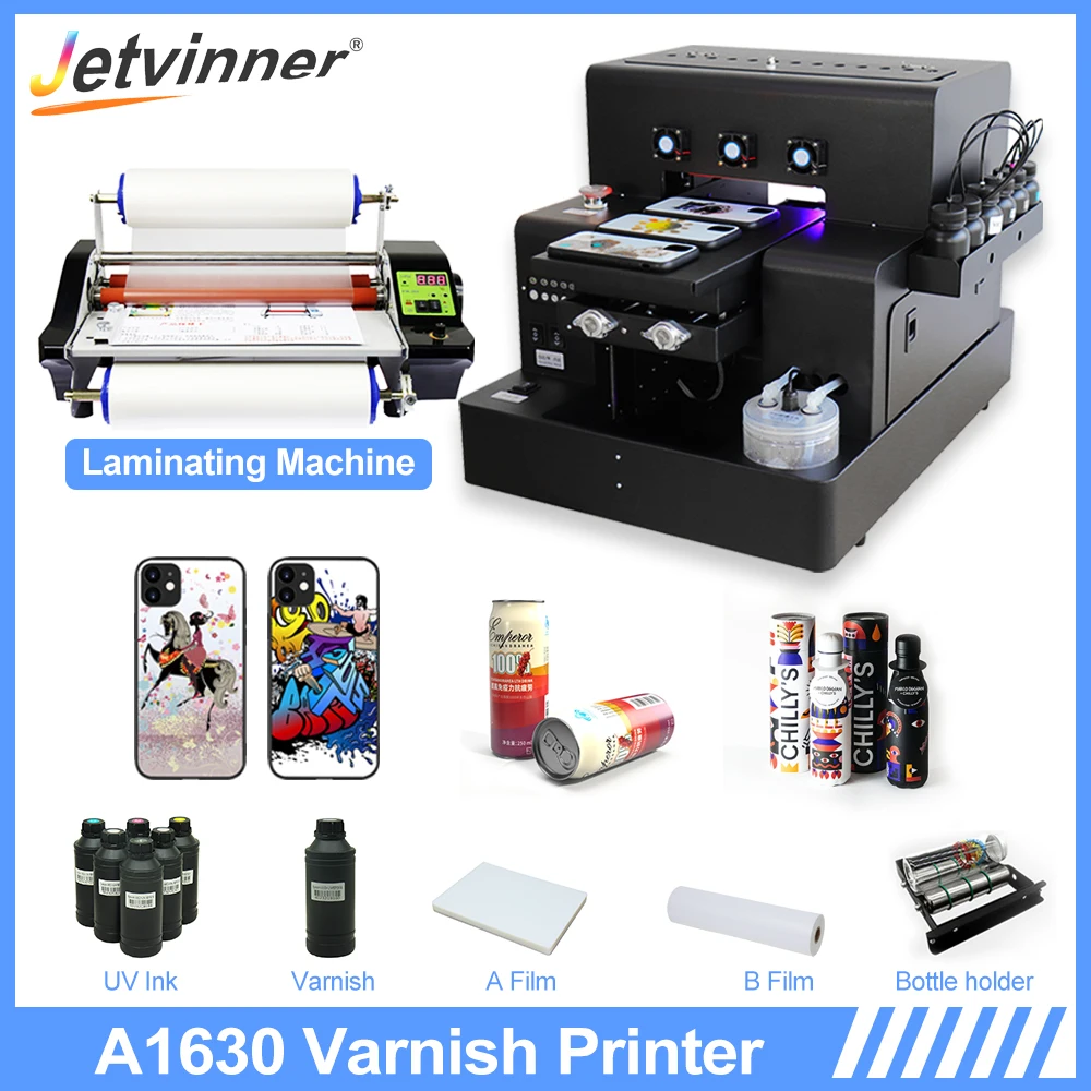 

A4 UV DTF Printer UV Transfer Sticker AB Film Waterproof and Scratch for Wood Mug Cups Bottle Glass Metal UV Print Machine