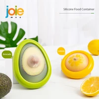 Joie Fresh Stretch Avocado Pod Silicone BPA Free Food Crisper Storage Fresh Sealed Box Containers Reusable Refrigerator Box