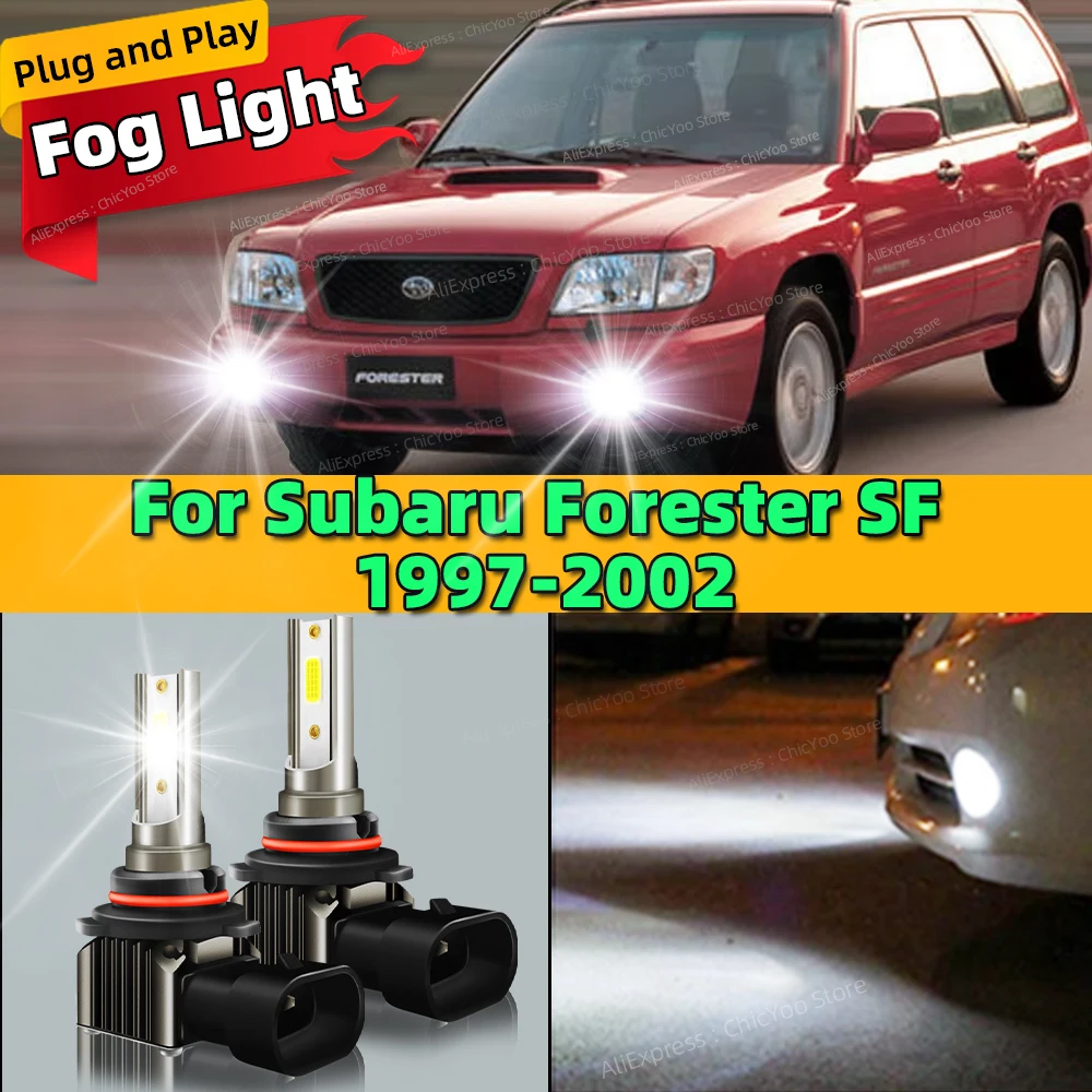 6000K светодиодные автомобильные передние противотуманные фары 9006 HB4 лампы для Subaru