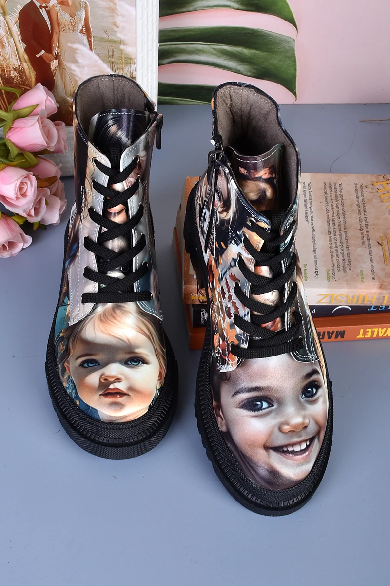 8034 милые женские ботинки