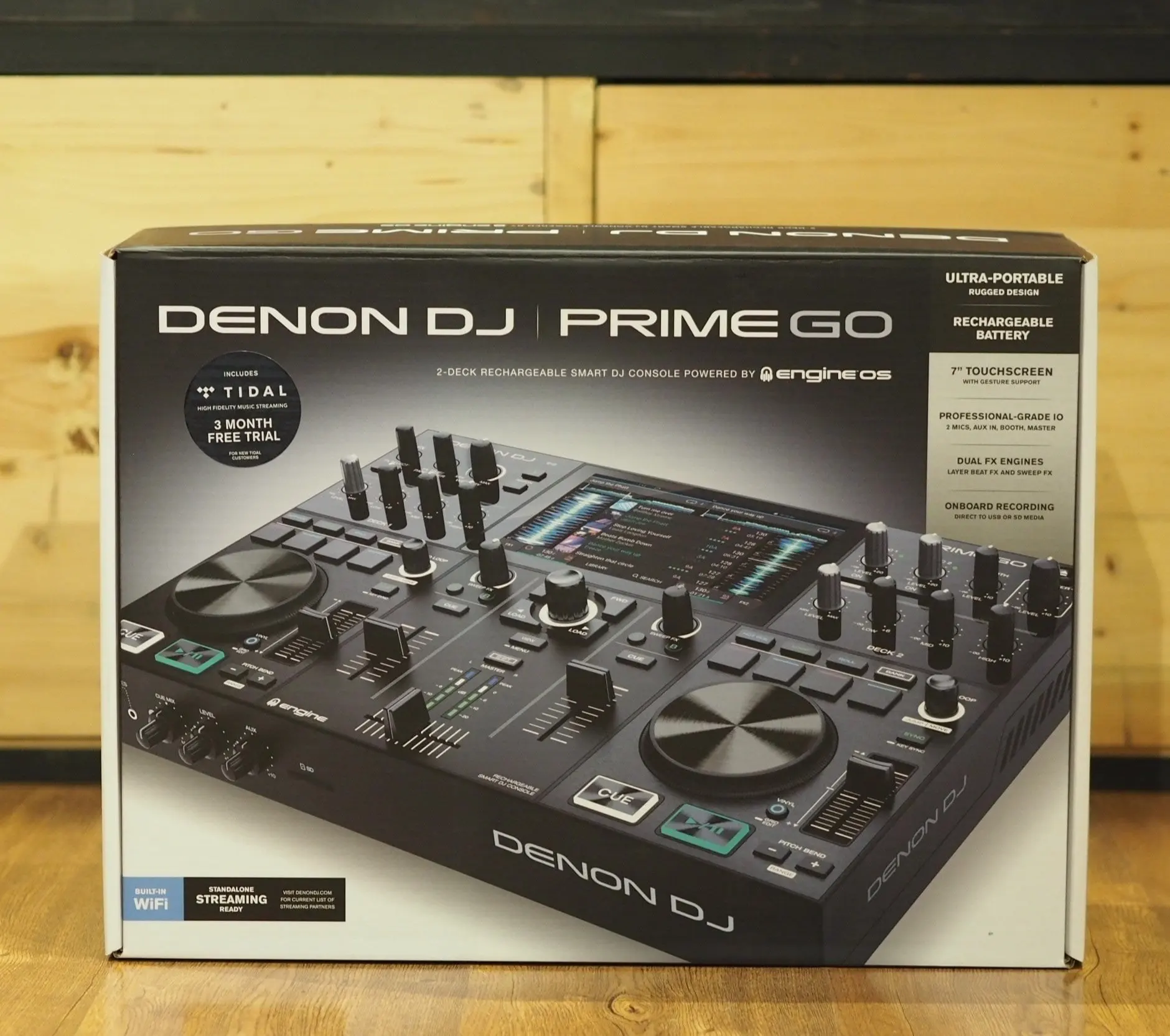 БЫСТРАЯ ПРОДАЖА Аккумуляторная DJ-система Denon DJ Prime GO с сенсорным экраном и Wi-Fi