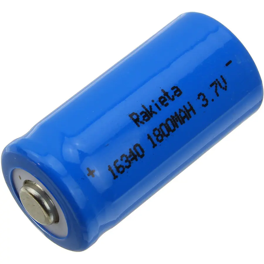 Аккумулятор 3.7V 1.8Ah Li-ion16340  unprotected  незащищенный (CR123) (art.: 3920bf9eeca2c) - 3920bf9eeca2c