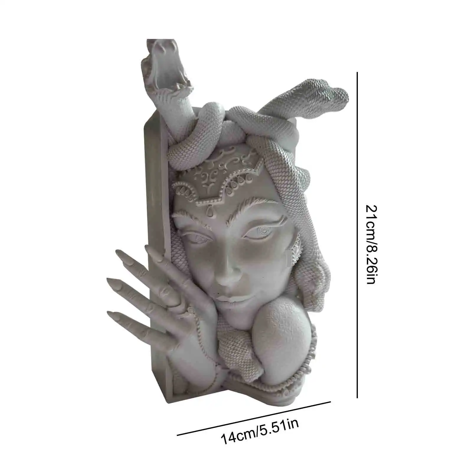 Белая Смола Медуза Форзац Фэнтези Тематический Орнамент Годности