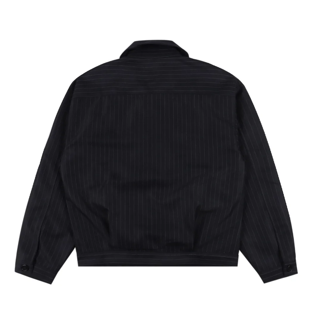 Жакет с вышивкой в тонкую полоску Miumiu style 1:1 |