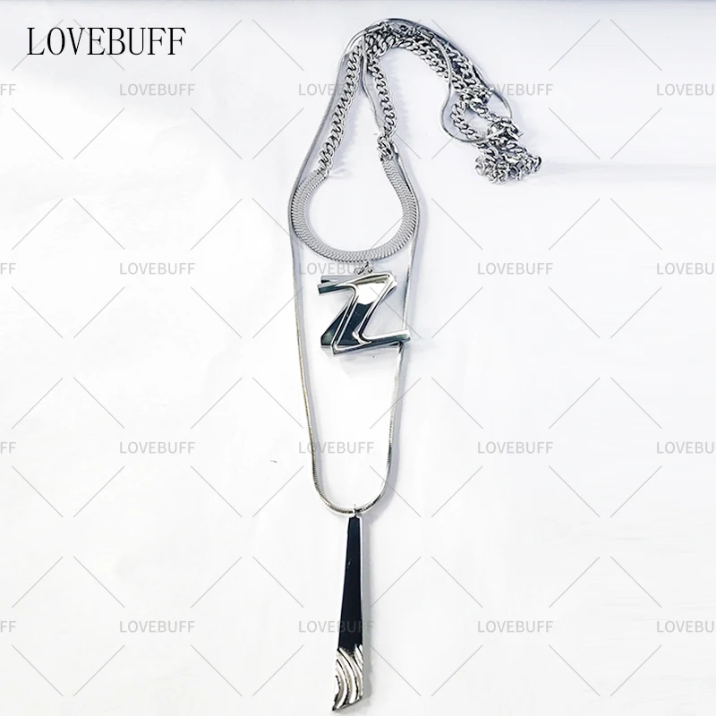 2 шт./комплект подвеска из титановой стали с надписью Z