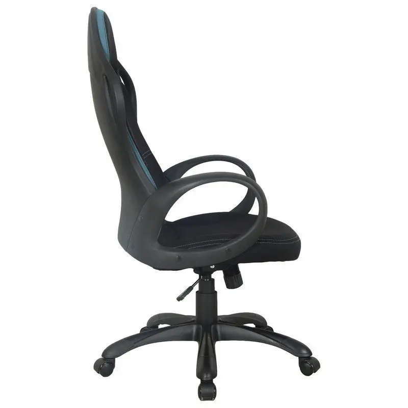 Кресло офисное BRABIX Force EX-516 ткань черное/вставки синие 531572 - купить по выгодной