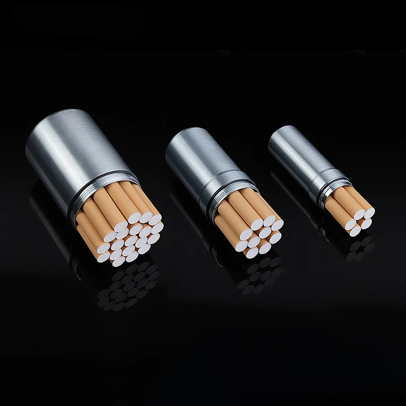 

Zinc Alloy Cigarette Case Portable Mini Waterproof Metal Cigarette Box with Keychain Gold Sliver Color Pill Case Gift for Man
