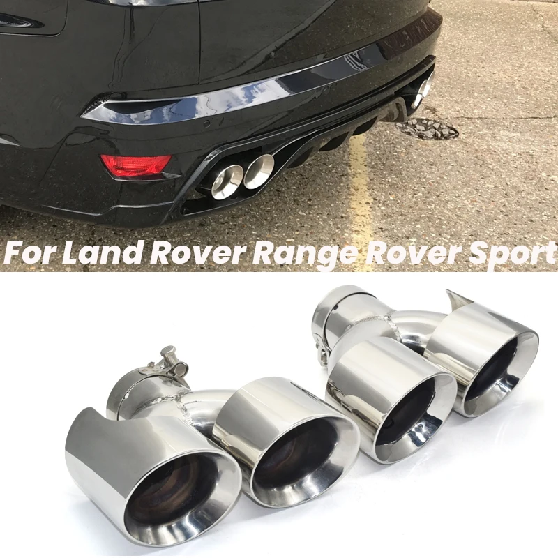 

Quad Exhaust Tip For Land Rover Range Rover Sport 2014-2017 Changed SVR Bodykit Muffler Tip Exhaust System Nozzle