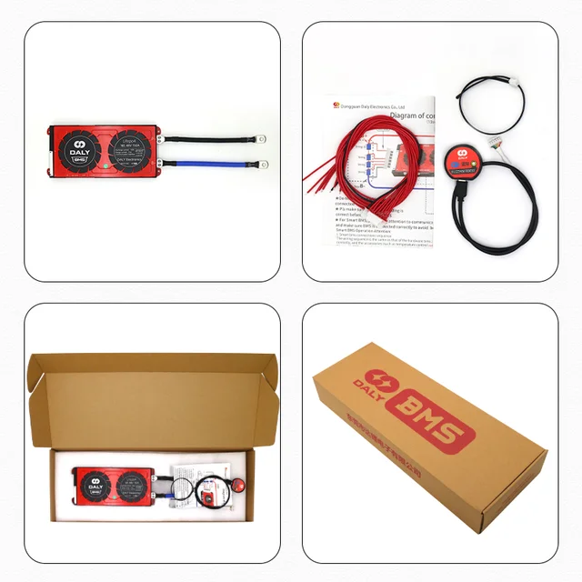 Daly Smart BMS LiFePo4 16S 48V BMS 3S 12V  8S 12S  24S 12V 24V 36V 60V 30A 60A 80A 100A 150A 200A 250A 300A 500A  Li-Ion Battery 6