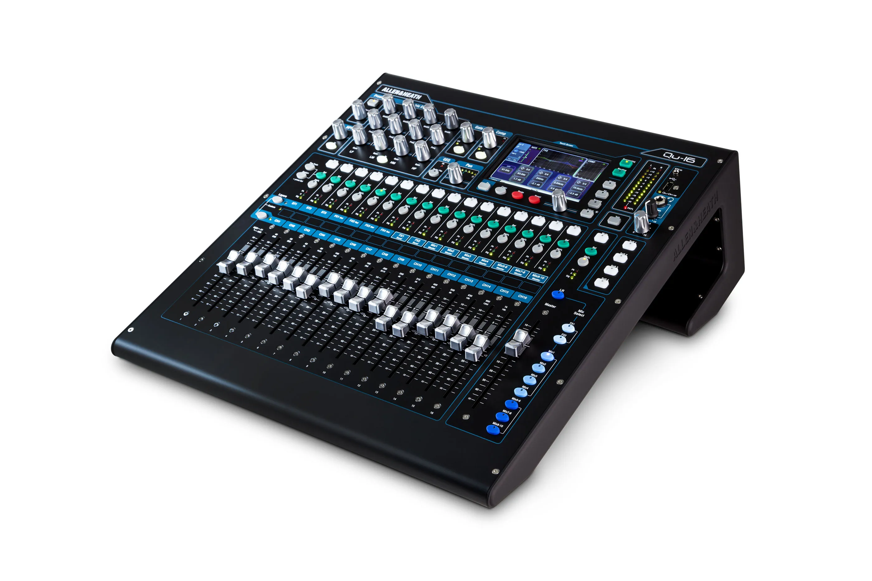 

Order 2 Get 1 Free Allen & Heath Qu 16 Digital Mixer Recorder Kit with Dust Cover & Decksaver (Chrome Edition) ready to ship