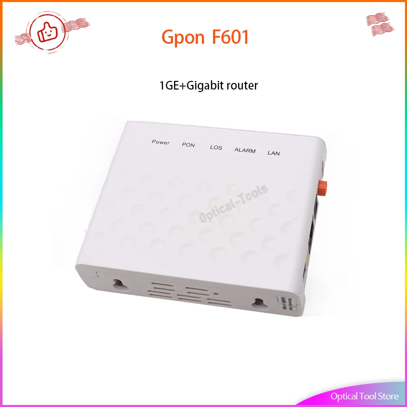

10pcs/lot F601 V6.0 ONU GPON with 1GE Port FTTH English Version fiber optical ONT router without power second hand Free Shipping