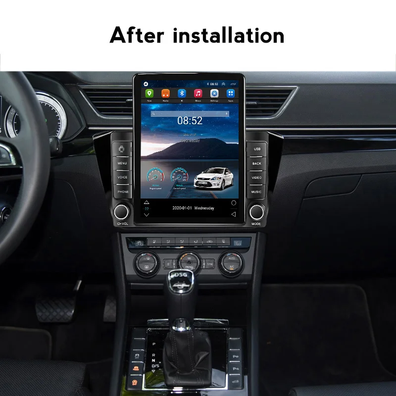 Автомобильная Мультимедийная система Tesla 8 ГБ + 128 Гб Android для Skoda Superb 3 2015 2016 2017 2018 2019