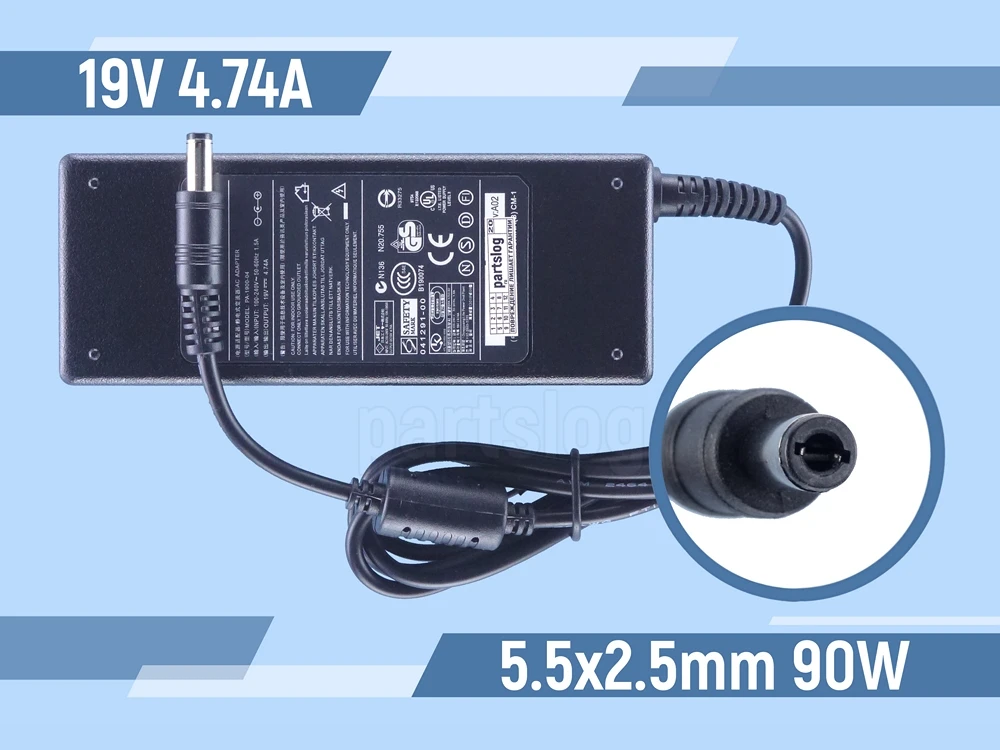 Блок питания для Asus U3 19V 4.74A 5.5х2.5mm 90W |
