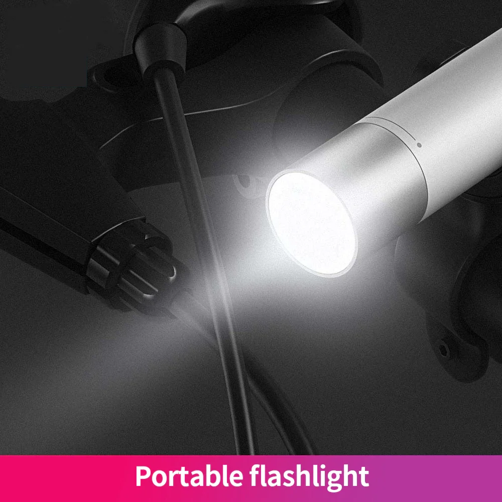

Xiaomi mijia Portable Flashlight Adjustable Luminance Modes Rotatable Lamp USB Charging 3350mAh Outdoor For Smart home