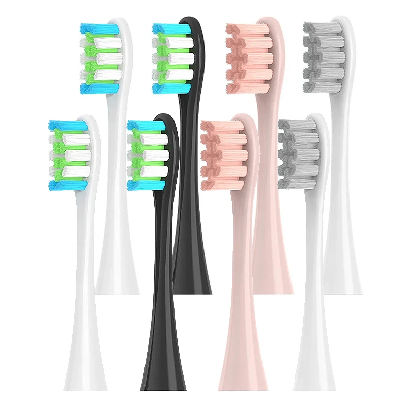 8 Pezzi Testine Di Ricambio Per Oclean X/ X Pro/ Z1/ F1/ One/ Air 2 /Se Spazzolino Elettrico Sonico Dupont Ugelli A Setole Morbide