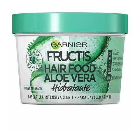 Garnier Fructis Food Aloe Vera Hydrating Hair Mask Увлажняющая маска для волос с экстрактом алоэ вера 390 мл